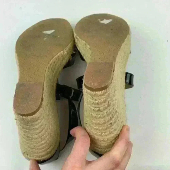 Calvin Klein 10 Emmah Patent Leather Espadrilles - Picture 5 of 8